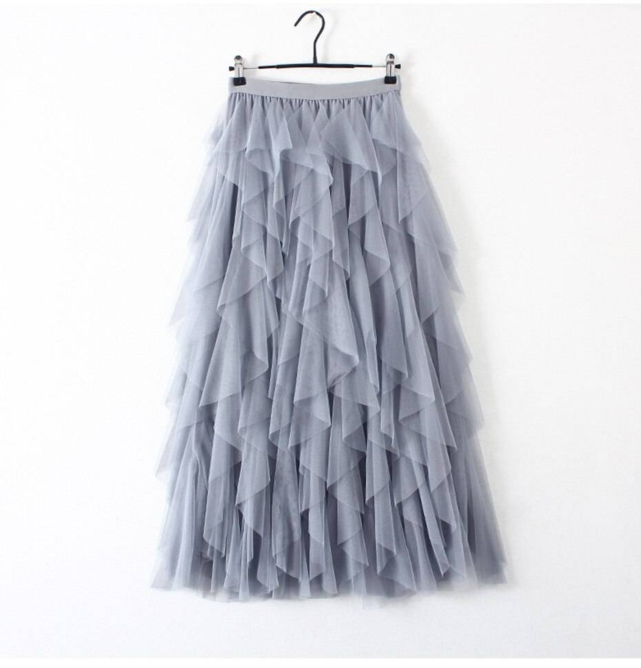 Korean Ruffle Tutu Skirts - Bottoms - Shirts & Tops - 10 - 2024