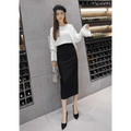 Korean Slim Stretch Pencil Skirts - Bottoms - 27