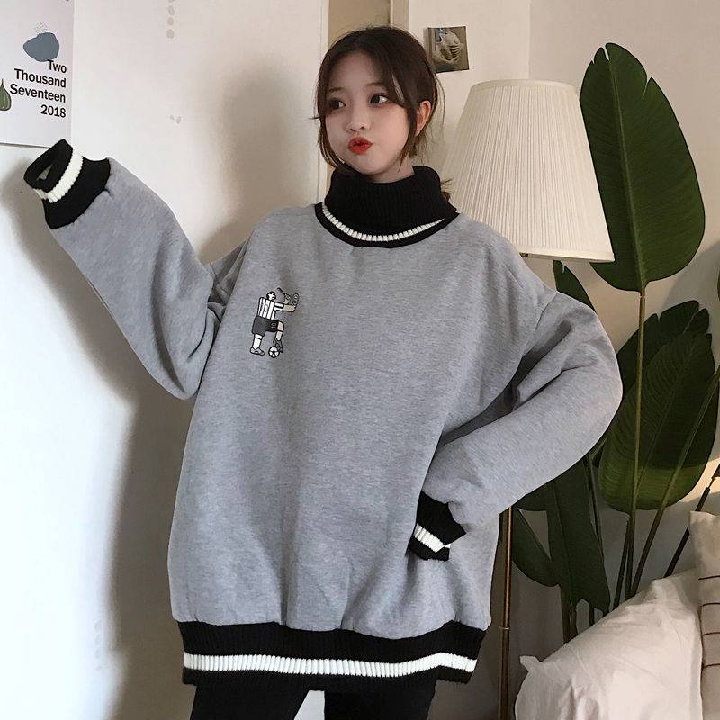 Oversized Korean Style Sweatshirt - T-Shirts - Shirts & Tops - 7 - 2024