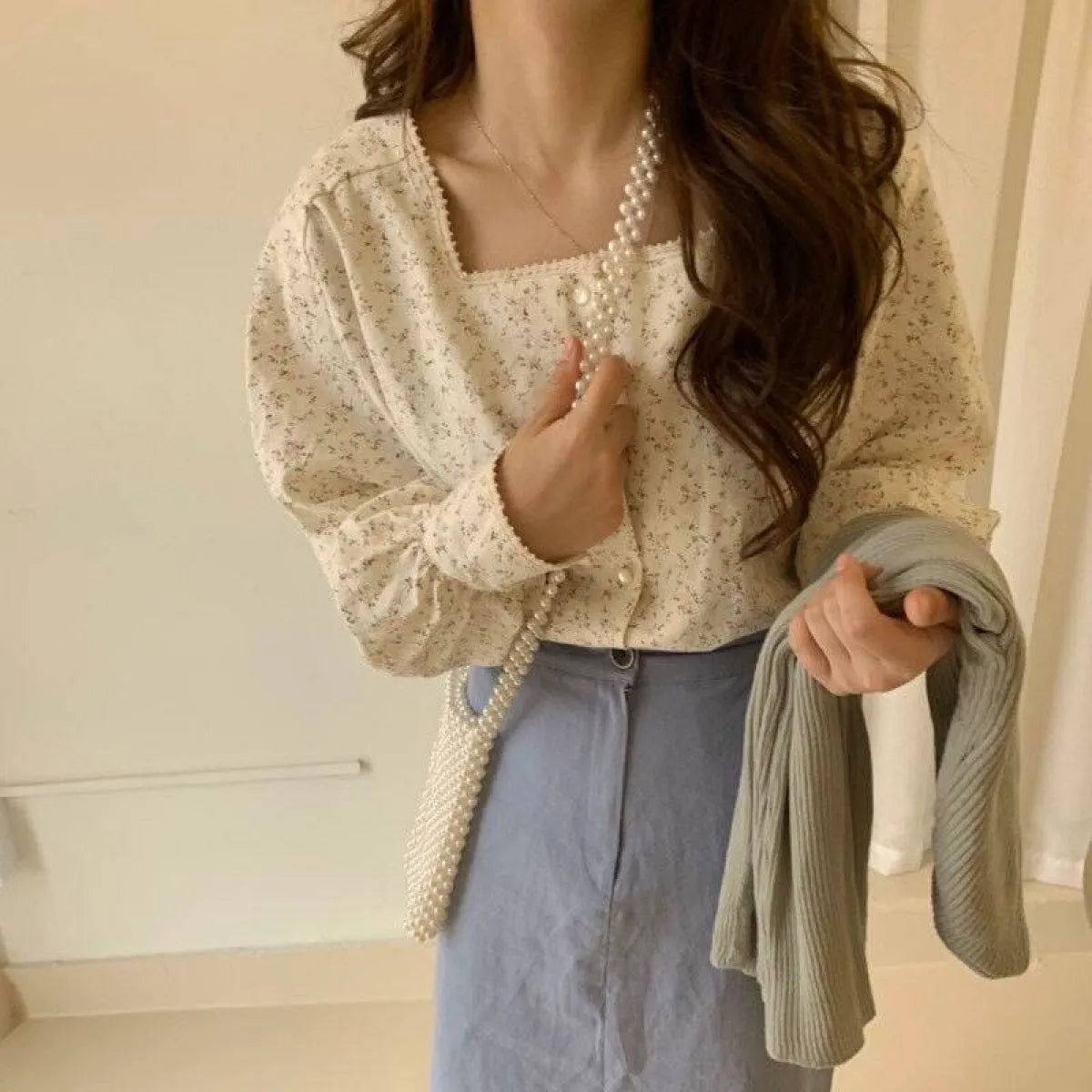 Korean Style Blouse - Women’s Clothing & Accessories - 11