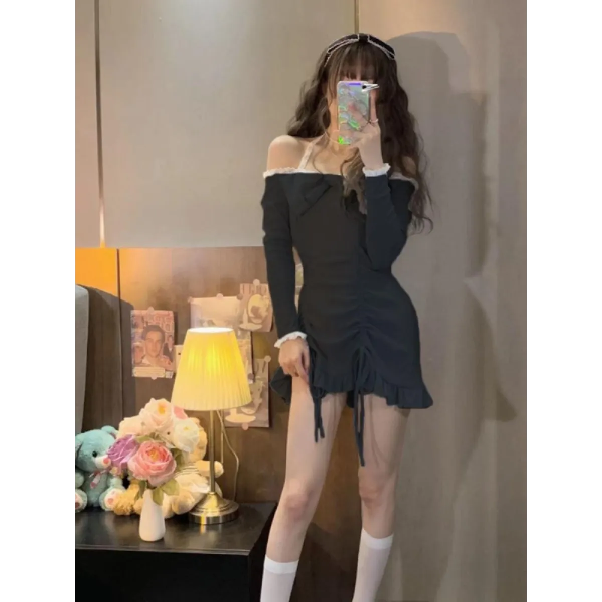 Korean Style Ruffled Lolita Dress - All Dresses - Shirts & Tops - 6 - 2024