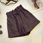 Korean Styled Leather Women’s Shorts - Bottoms - 2