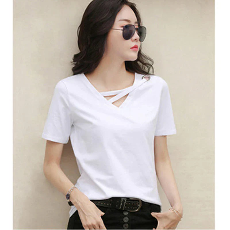 Korean Summer T-Shirt - T-Shirts - Shirts & Tops - 11 - 2024