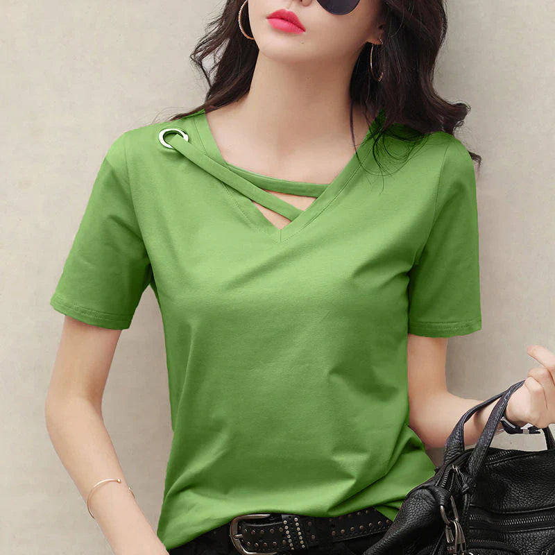 Korean Summer T-Shirt - T-Shirts - Shirts & Tops - 7 - 2024