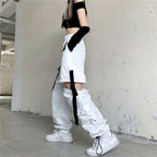 Korean Techwear Cargo Pants - Bottoms - 5