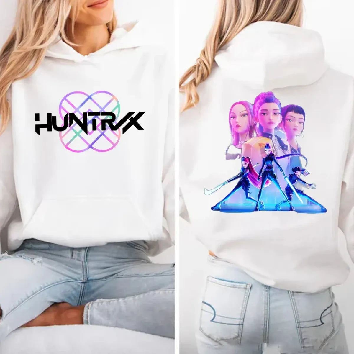 Kpop Anime Demon Hunter Graphic Hoodie - Anime - Hoodie - 1