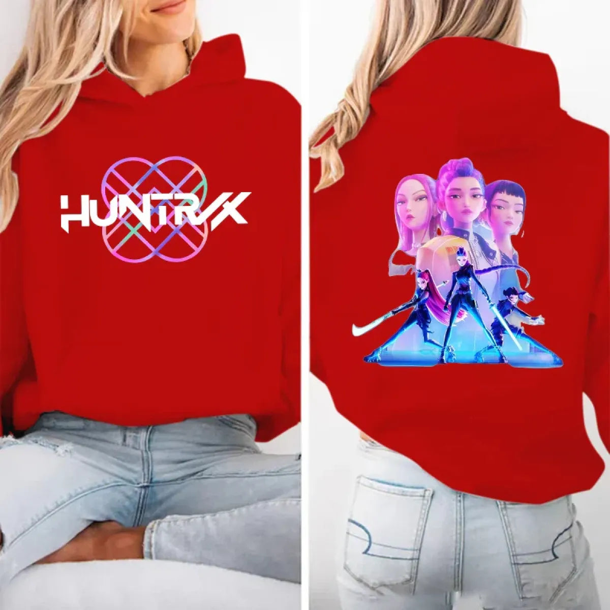 Kpop Anime Demon Hunter Graphic Hoodie - Anime - Hoodie - 2