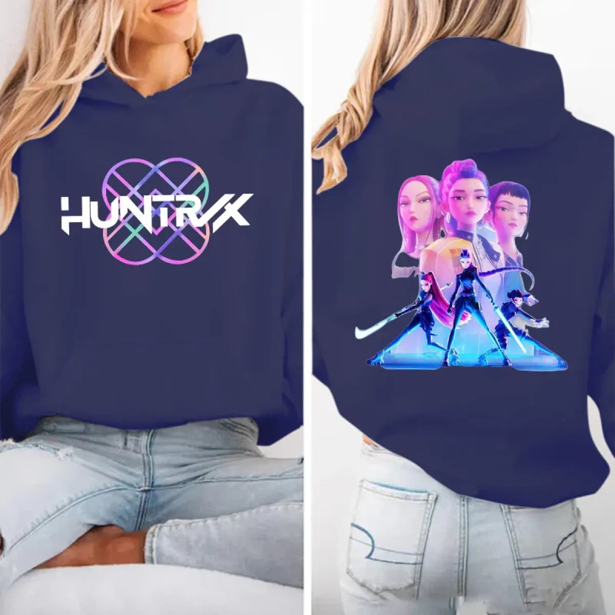 Kpop Anime Demon Hunter Graphic Hoodie - Anime - Hoodie - 4