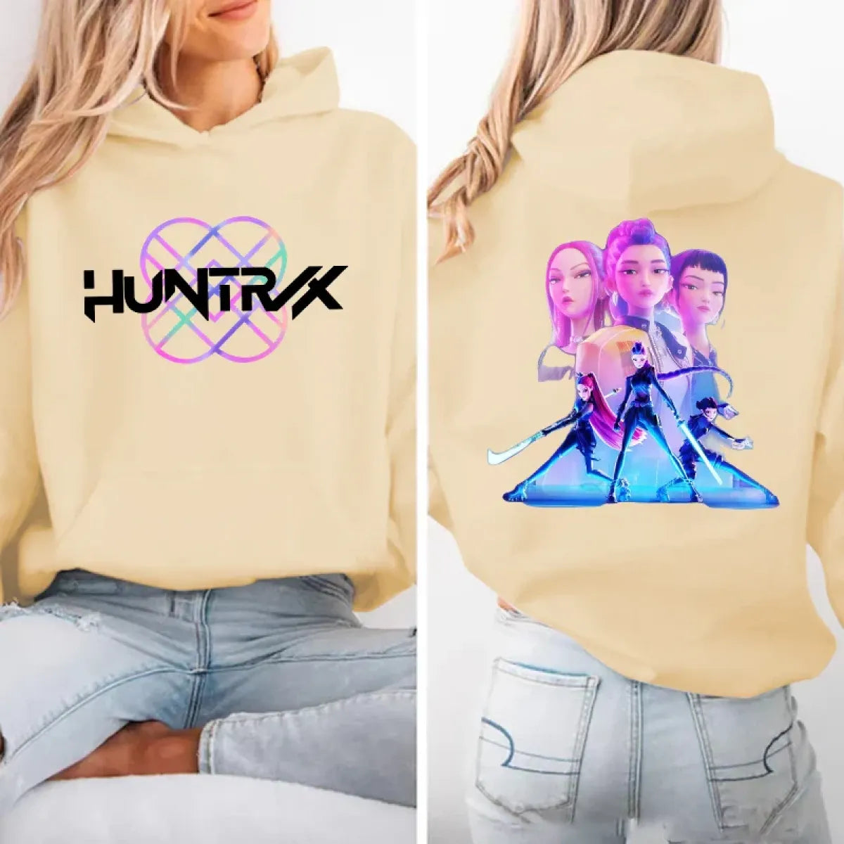 Kpop Anime Demon Hunter Graphic Hoodie - Anime - Hoodie - 5