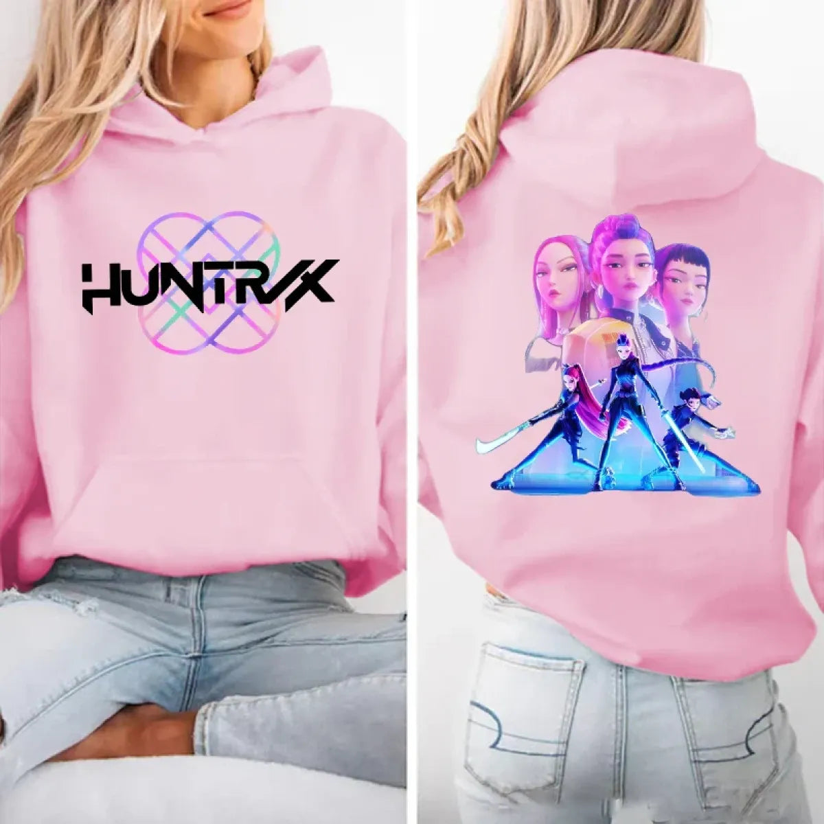 Kpop Anime Demon Hunter Graphic Hoodie - Anime - Hoodie - 6