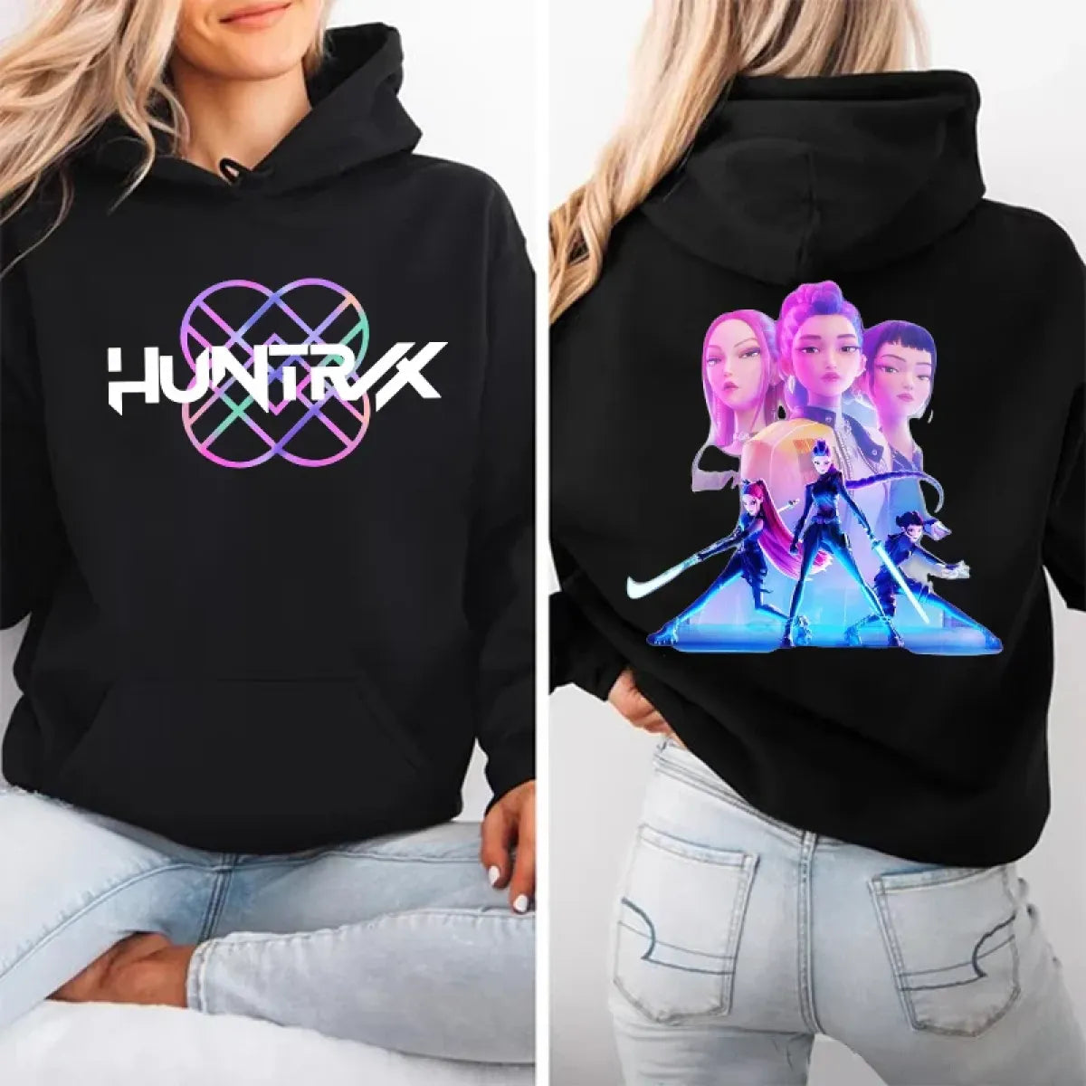 Kpop Anime Demon Hunter Graphic Hoodie - Anime - Hoodie - 7