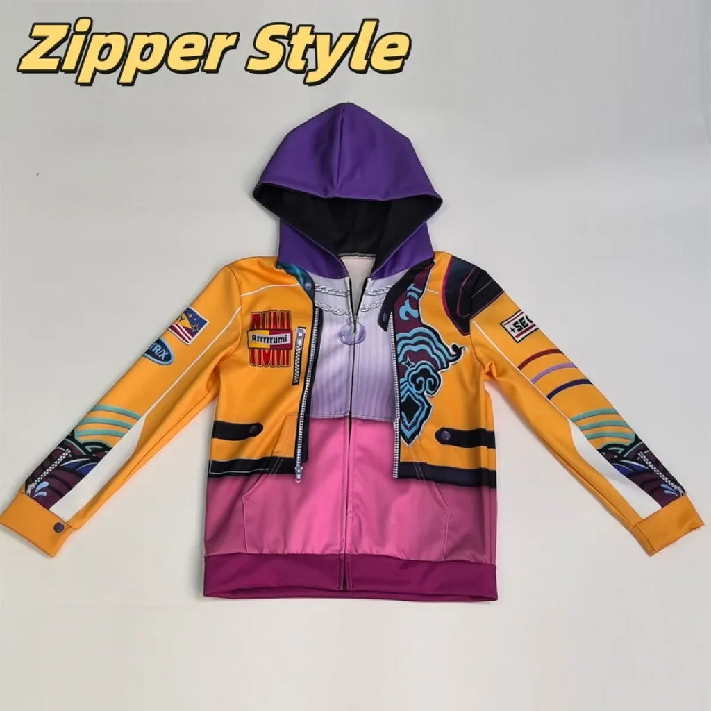 Rumi KPop Demon Hunter Cosplay Jacket for Kids - Anime - Cosplay - 4