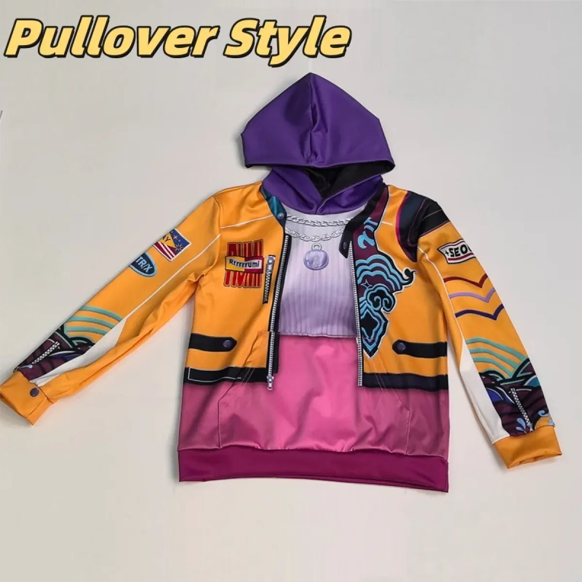 Rumi KPop Demon Hunter Cosplay Jacket for Kids - Anime - Cosplay - 5