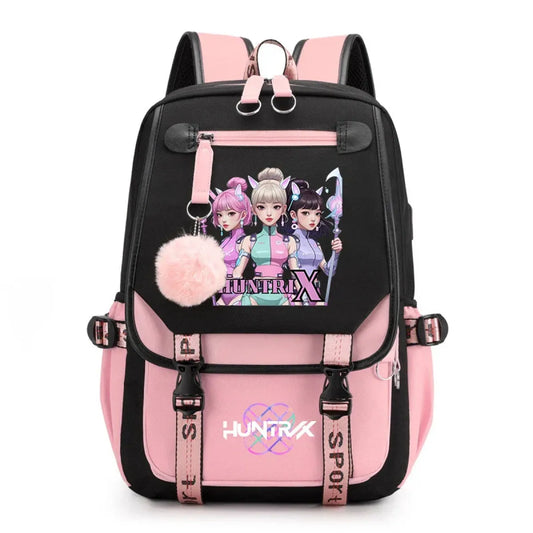 KPop Demon Hunters Anime Canvas Backpack - Anime - Backpack - 1