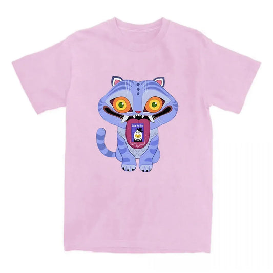 KPop Demon Hunters Graphic Cat Tee - T-Shirts - T-Shirts - 1