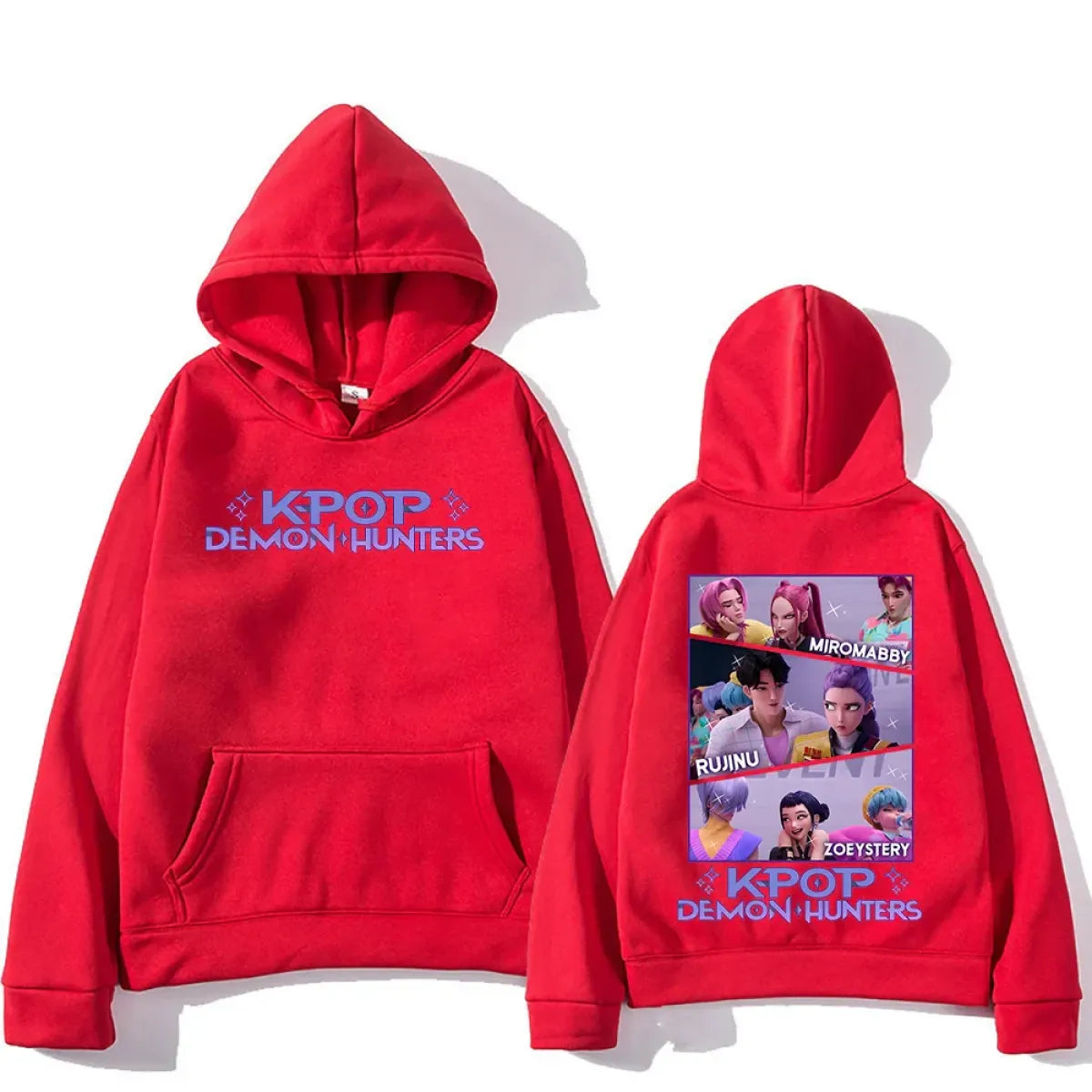 Sweat à Capuche Demon Hunters - Design Graphique, Coupe Oversize Décontractée, Unisexe
