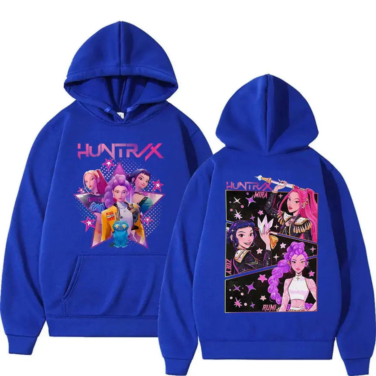 KPop Demon Hunters Huntrax Oversized Hoodie - Hoodies & Sweatshirts - Hoodie - 3
