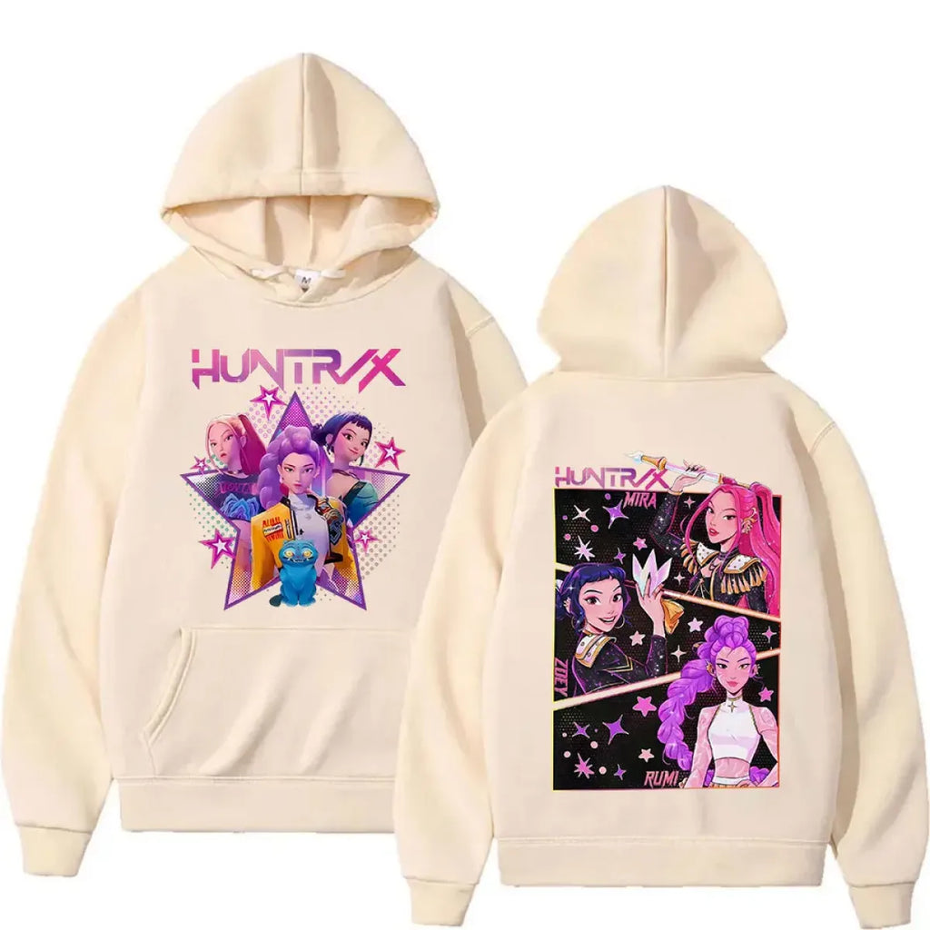 KPop Demon Hunters Huntrax Oversized Hoodie - Hoodies & Sweatshirts - Hoodie - 8