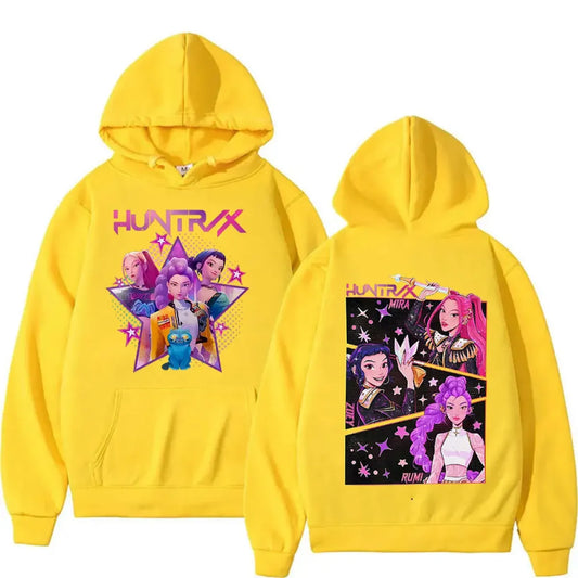 KPop Demon Hunters Huntrax Oversized Hoodie - Hoodies & Sweatshirts - Hoodie - 9