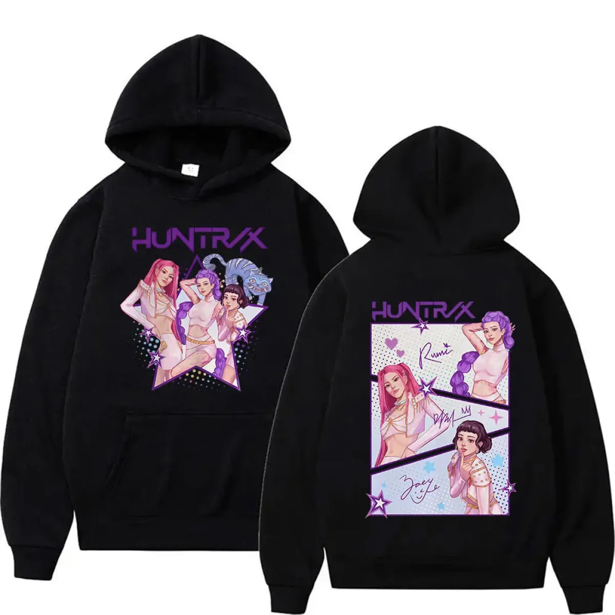 KPop Demon Hunters Oversized Anime Hoodie - Anime - Hoodie - 1