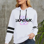 KPop Demon Hunters Striped Sleeve Hoodie - Hoodies & Sweatshirts - Hoodie - 4