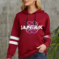 KPop Demon Hunters Striped Sleeve Hoodie - Hoodies & Sweatshirts - Hoodie - 5