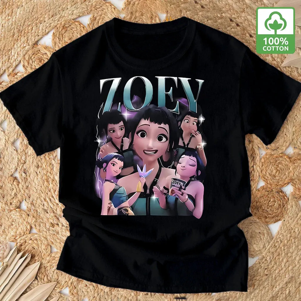 Kpop Demon Hunters Tiger Graphic Tee - T-Shirts - T-Shirt - 1