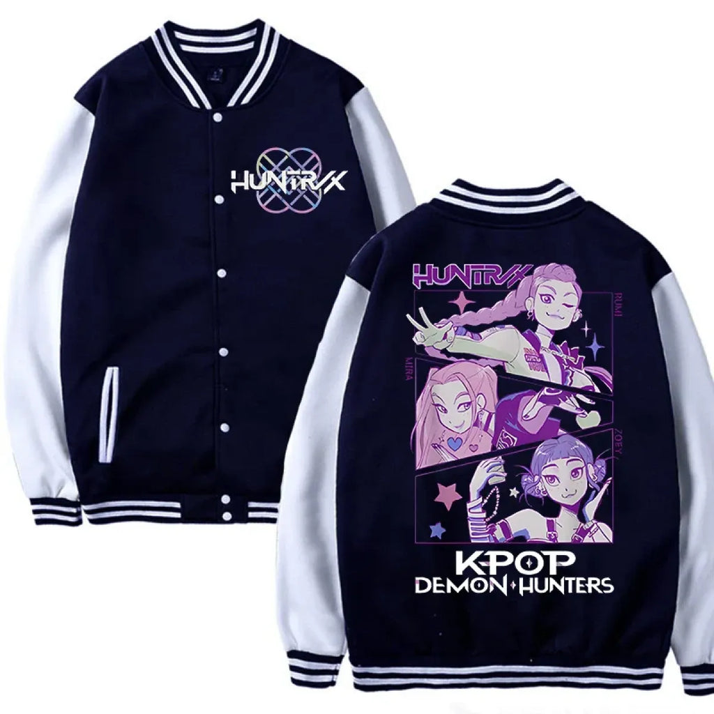 KPop Demon Hunters Varsity Jacket - Jackets & Coats - Jacket - 3