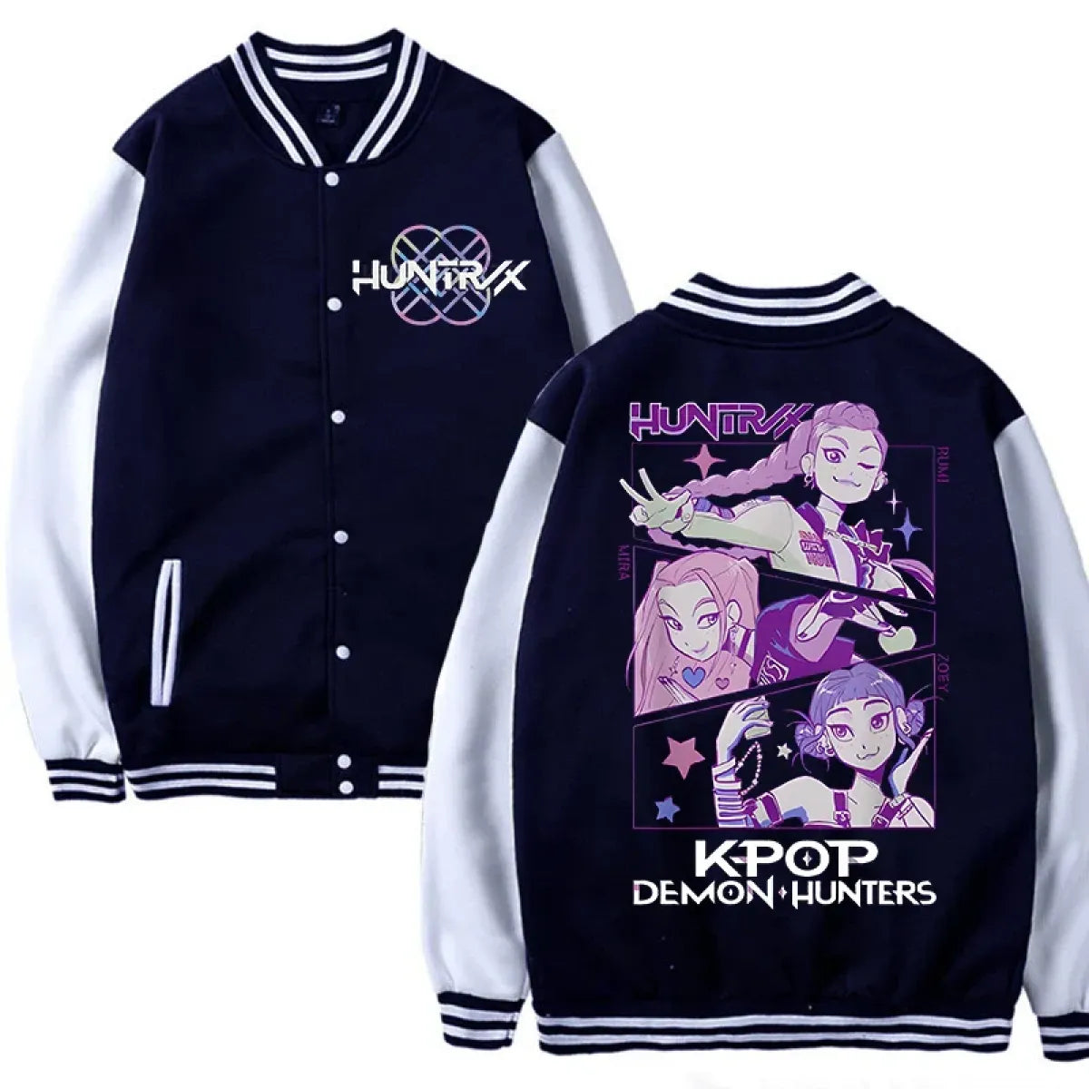 KPop Demon Hunters Varsity Jacket - Jackets & Coats - Jacket - 3