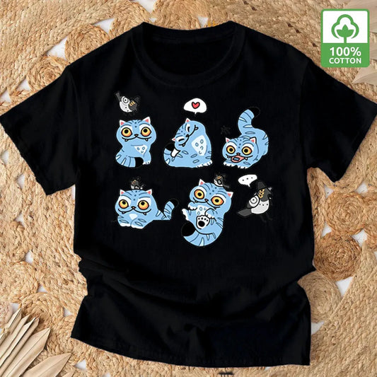 Kpop Demon Hunters Tiger Graphic Cotton Tee - T-Shirts - T-Shirt - 1