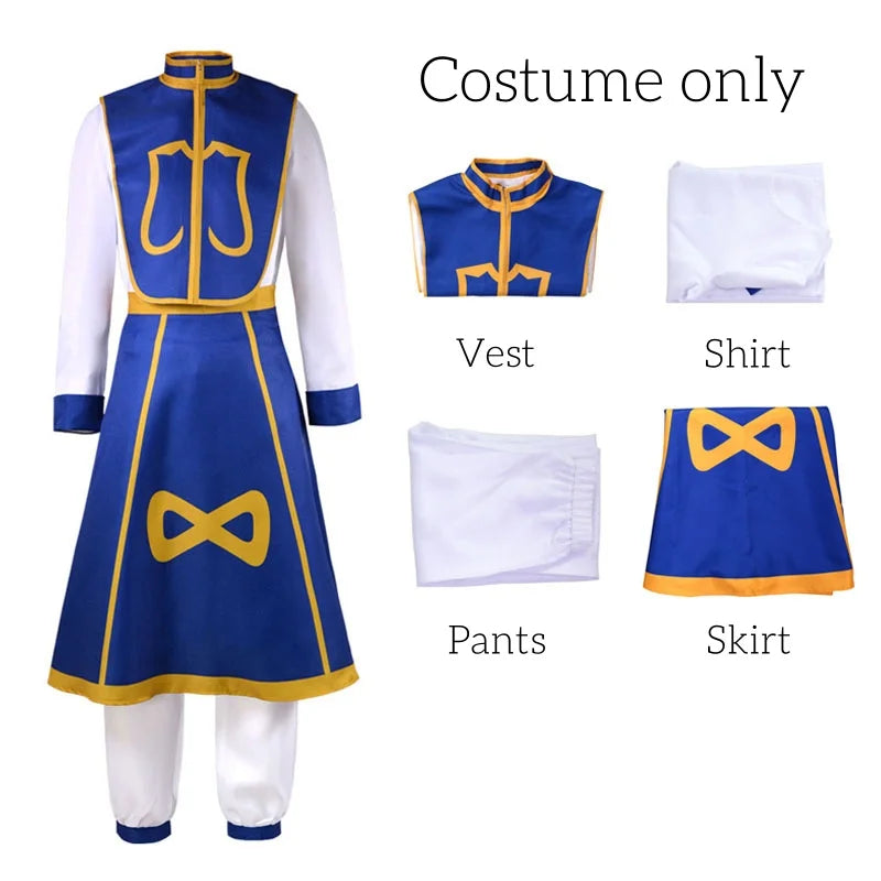 Kurapika Cosplay Costume – Hunter x Hunter Outfit with Wig & Chains - S / Costume Only - Anime - Costumes - 2024 - 12