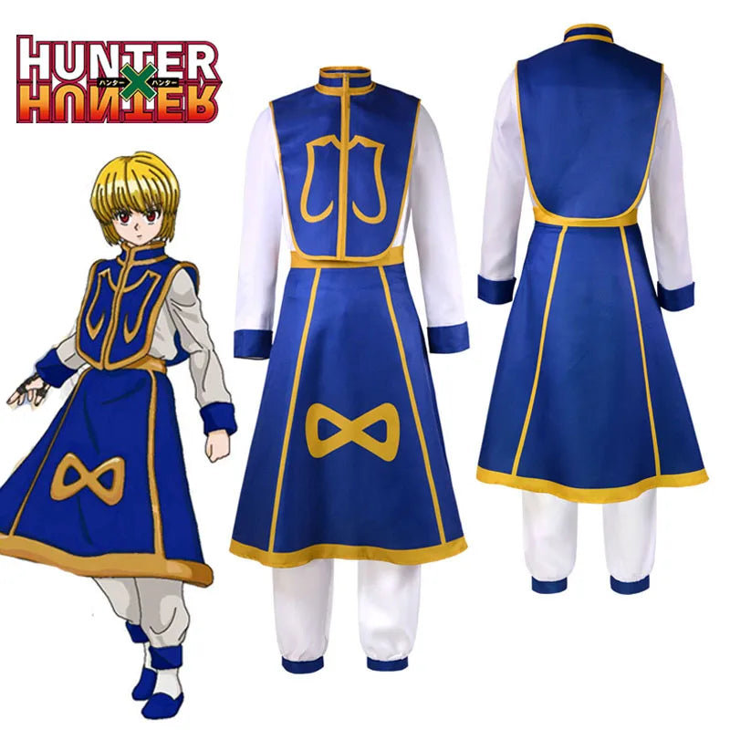 Kurapika Cosplay Costume – Hunter x Hunter Outfit with Wig & Chains - Anime - Costumes - 2024 - 2 - Worldwide Shipping