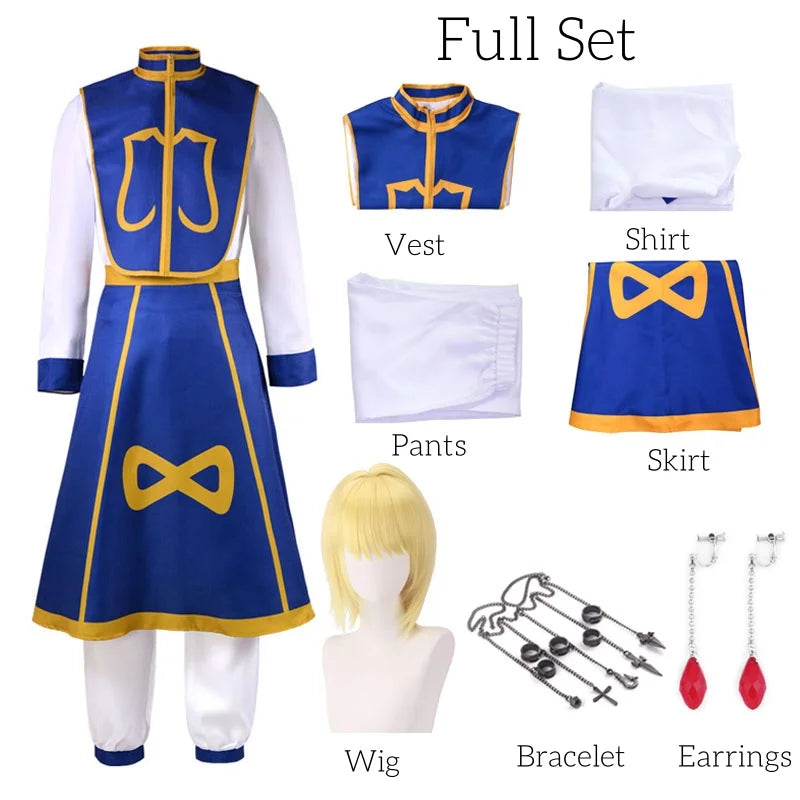 Kurapika Cosplay Costume – Hunter x Hunter Outfit with Wig & Chains - S / Full Set - Anime - Costumes - 2024 - 9