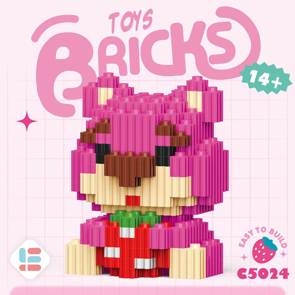 Sanrio Kuromi Building Block Toy - Lotso - 213PCS / No Box - Anime - Dolls Playsets & Toy Figures - 37 - 2024