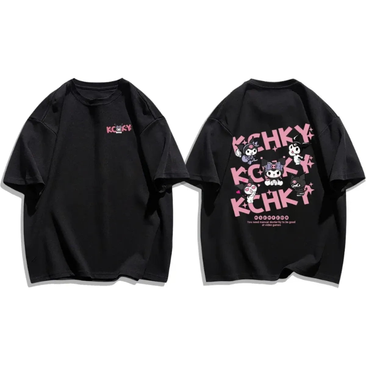 Harajuku Kuromi Cartoon T-Shirt - T-Shirts - T-Shirts - 8