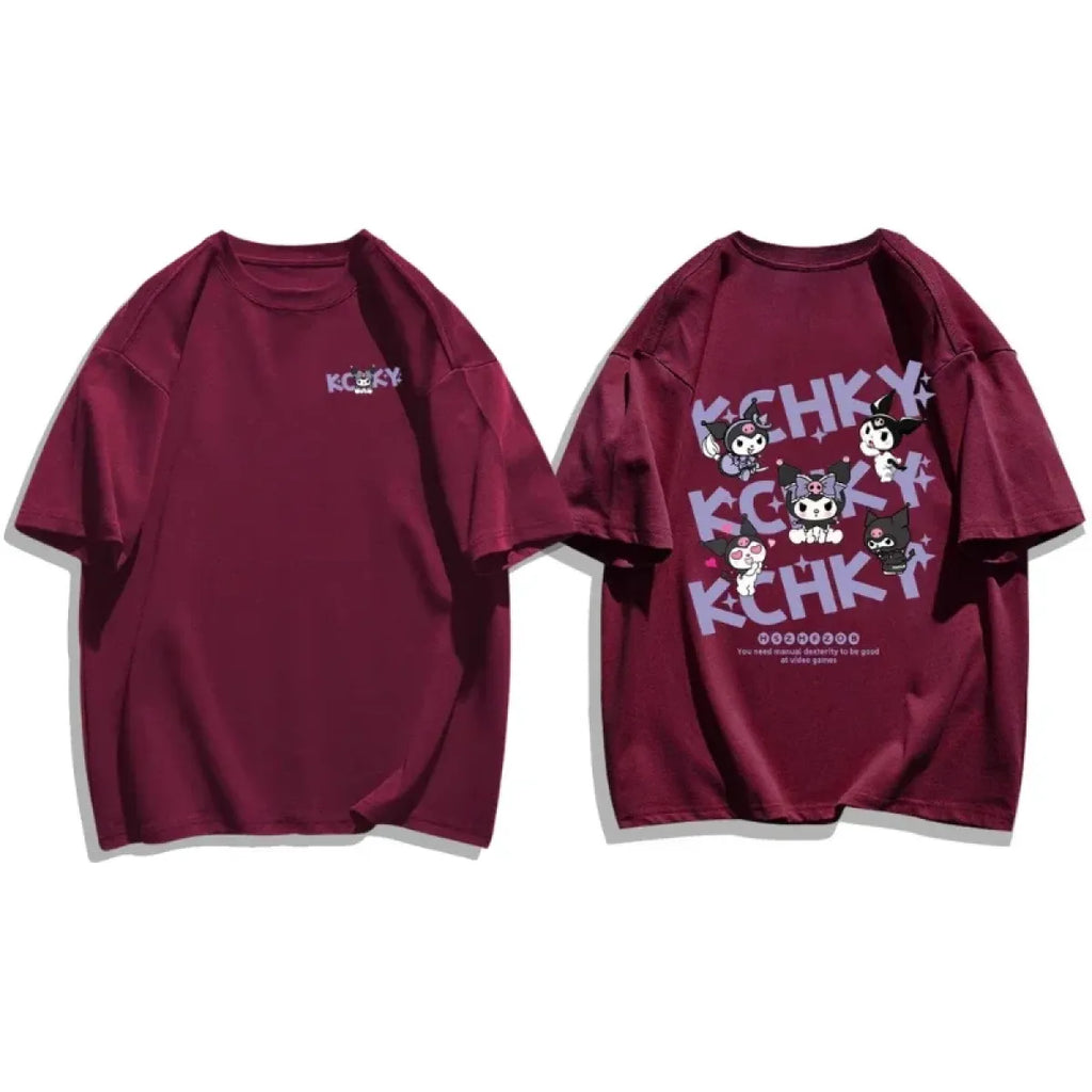 Harajuku Kuromi Cartoon T-Shirt - T-Shirts - T-Shirts - 9