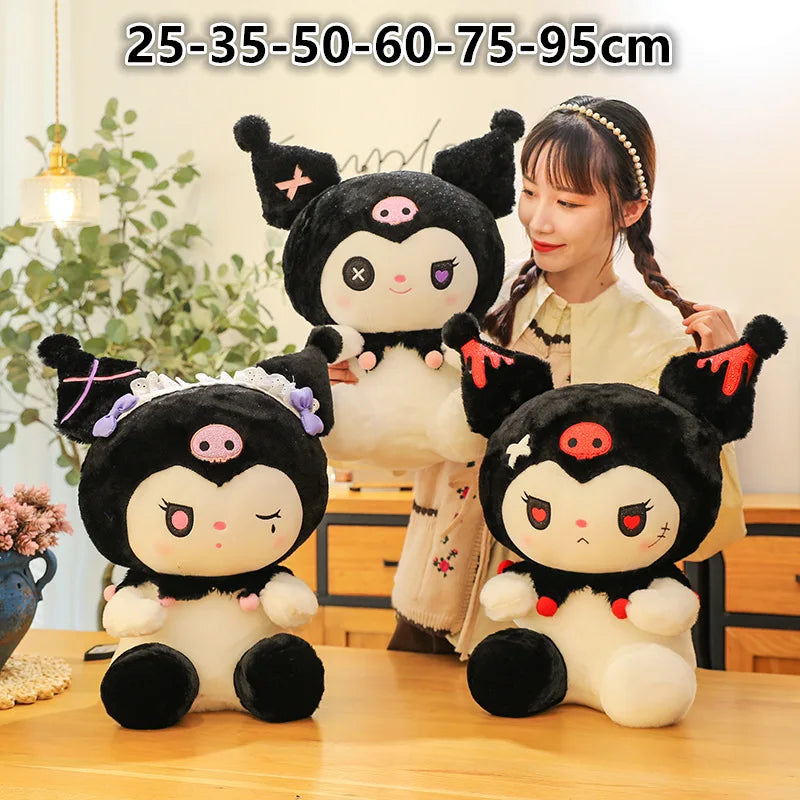 Sanrio Kuromi Dark Angel Series Plush - Cute Cartoon Plush Pillow - All Products - Toys - 2 - 2024