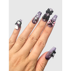 Mischievous Kuromi-Inspired Press-On Nails - Harajuku Style - Cosmetics - 2