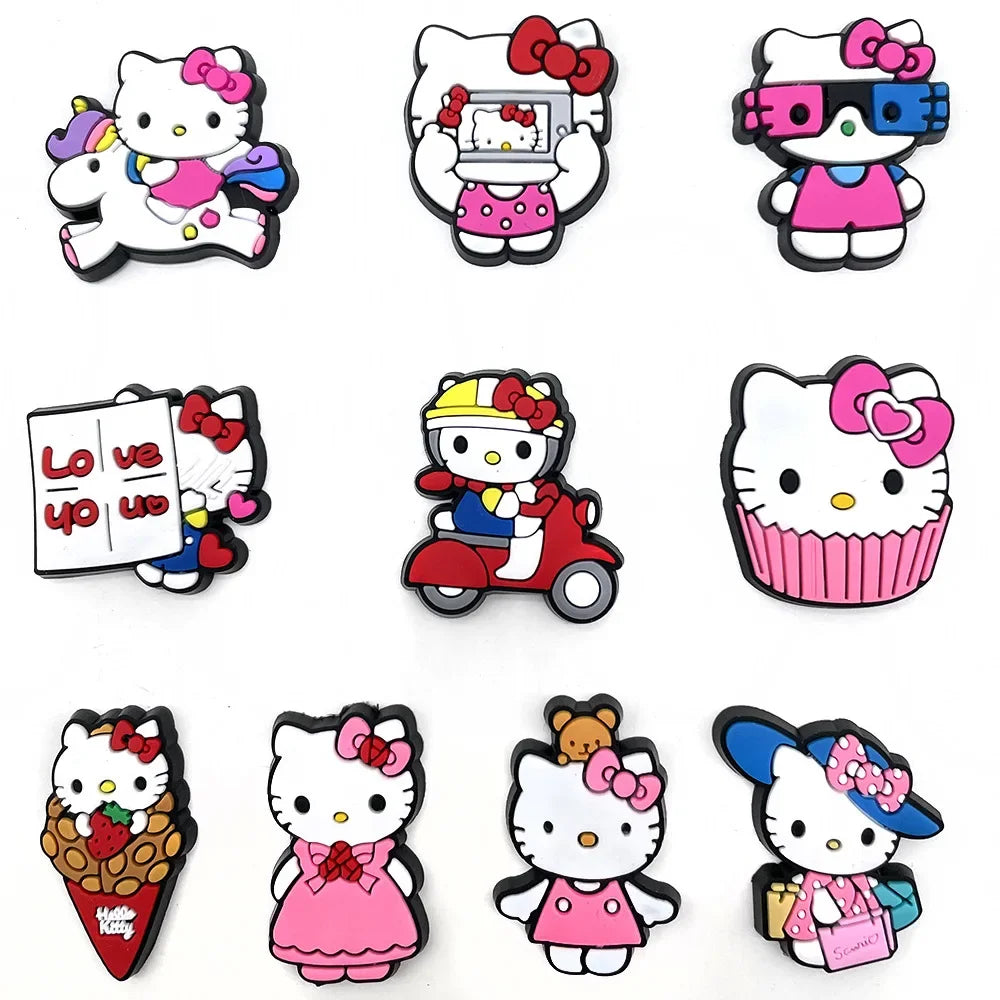 Hello Kitty & Kuromi Jibz PVC Croc Shoes Charms - 10pcs hello kitty - Anime - Apparel & Accessories - 10 - 2024