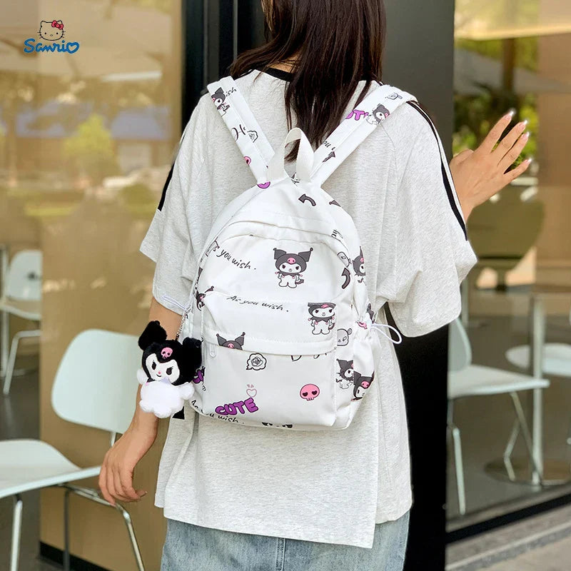 Kuromi Kawaii Purple School Backpack - Women Bags & Wallets - Backpacks - 1 - 2024