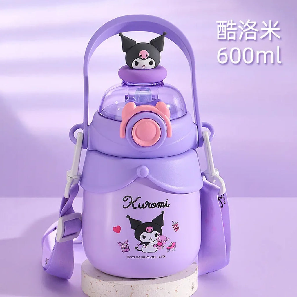 Kuromi Large Capacity Thermos Cup - Sanrio - Stationery - 16