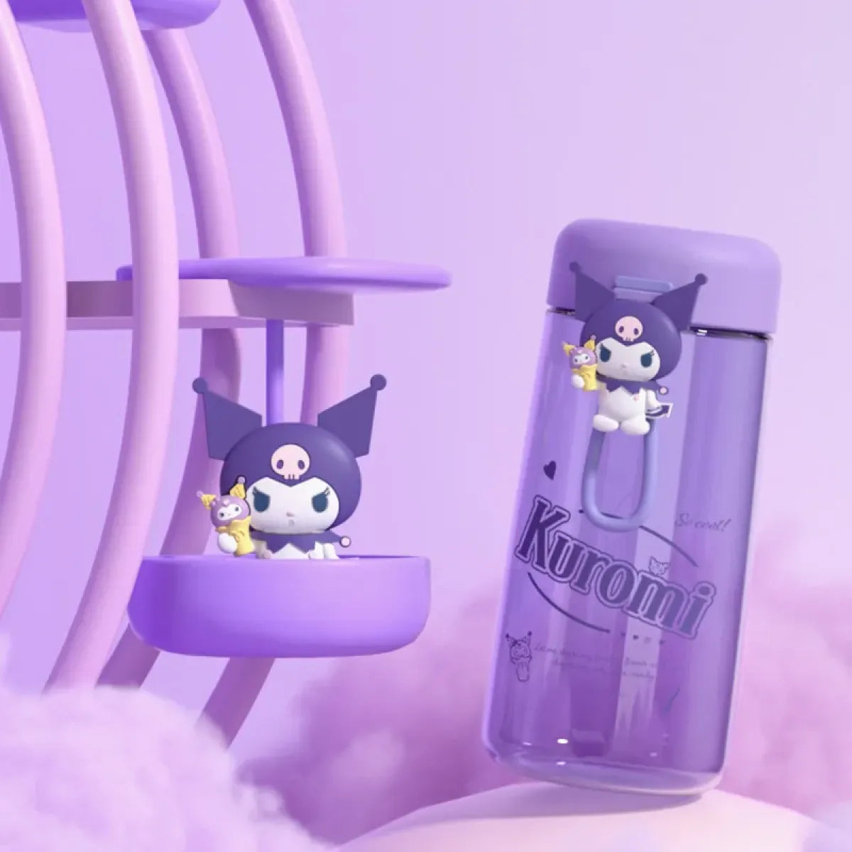 Kuromi Large Capacity Thermos Cup - Sanrio - Stationery - 8