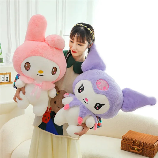 55cm Kawaii My Melody & Kuromi Plush Dolls – Sanrio Stuffed Toy Gift - Christmas - Plushie - 1