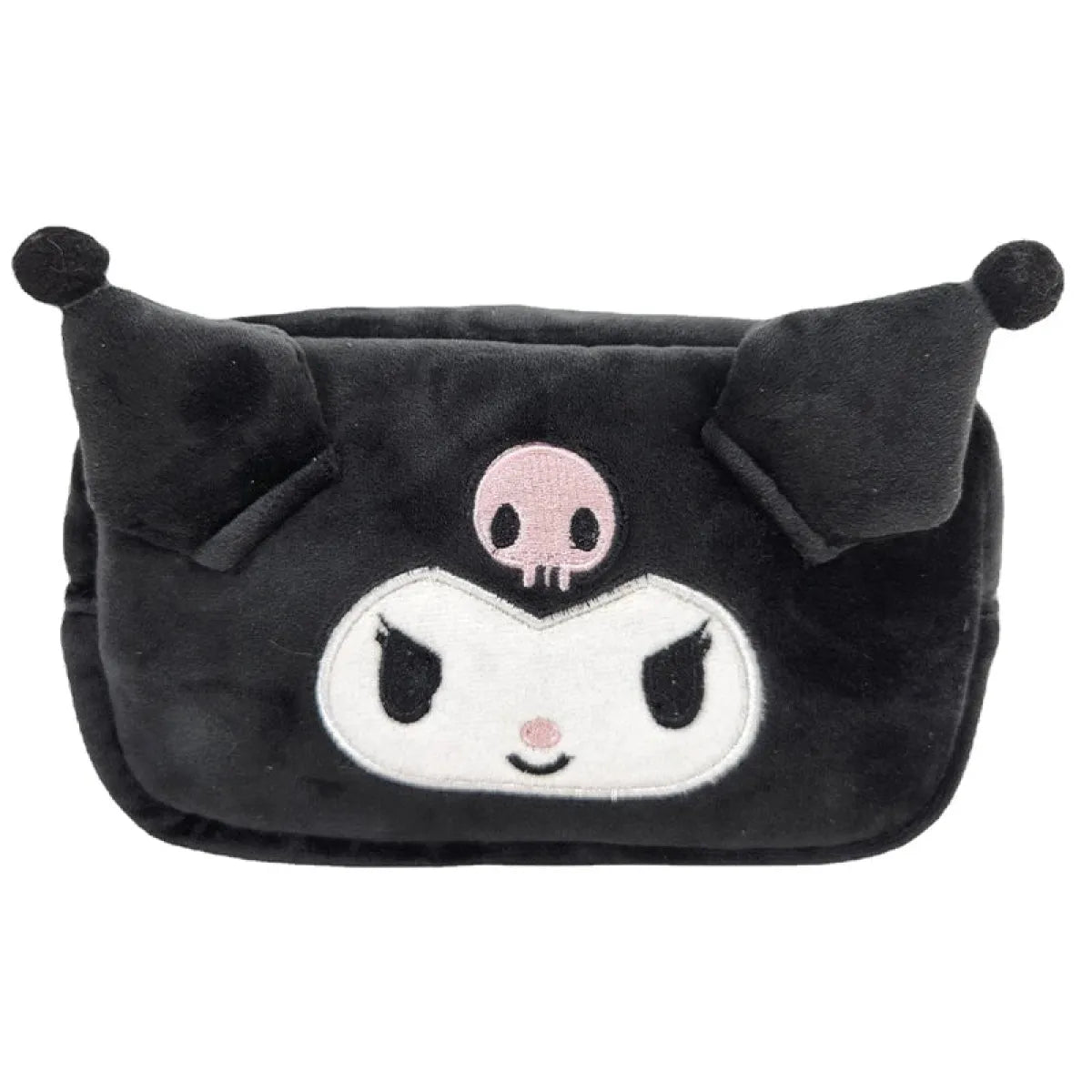 Sanrio Kuromi Plush Cosmetic Travel Bag - Harajuku Style - Pouch / Makeup Bag - 1