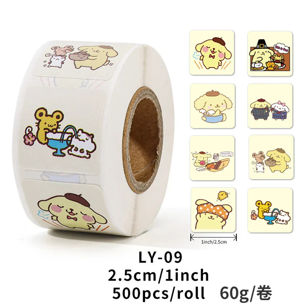 500PCS Cute Kuromi Pochacco My Melody Cartoon Stickers - 500PCS 3 - Anime - Decorative Stickers - 10 - 2024