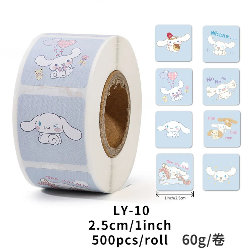 500PCS Cute Kuromi Pochacco My Melody Cartoon Stickers - 500PCS 4 - Anime - Decorative Stickers - 11 - 2024