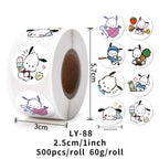 500PCS Cute Kuromi Pochacco My Melody Cartoon Stickers - Anime - 15