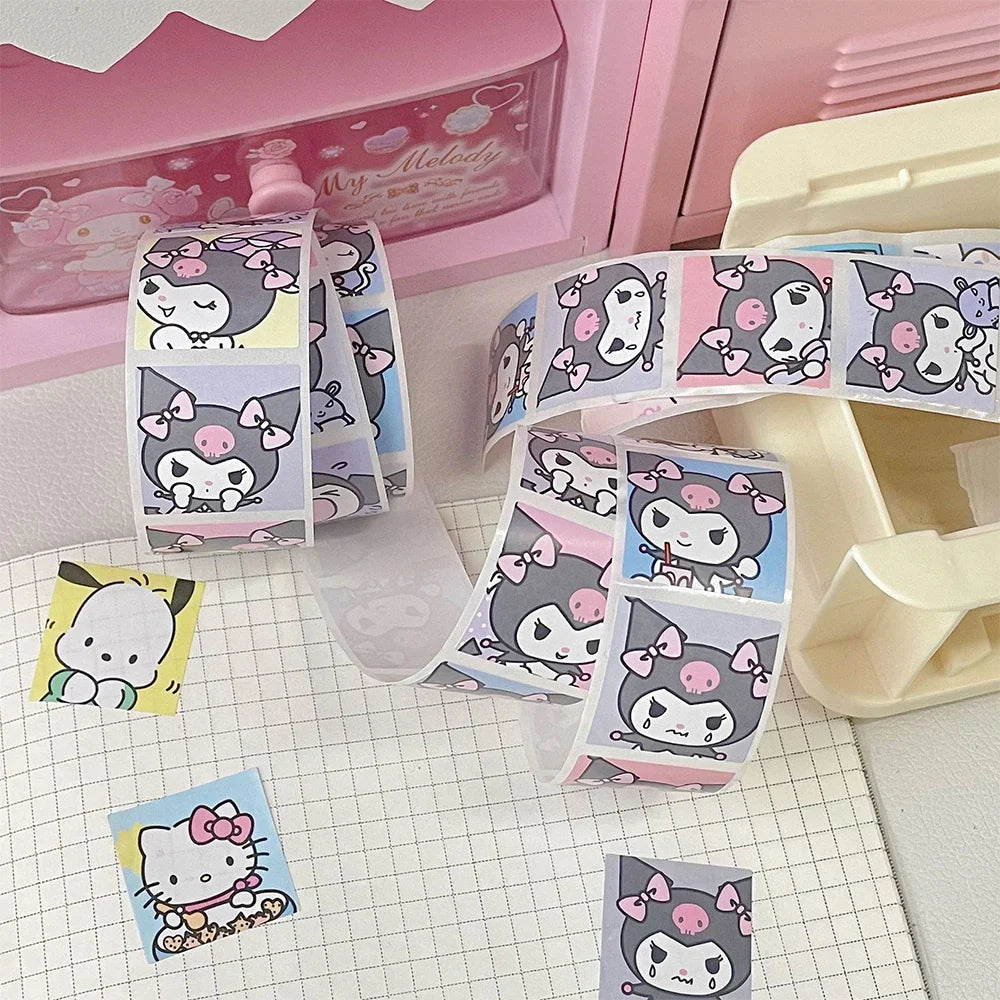 500PCS Cute Kuromi Pochacco My Melody Cartoon Stickers - 500PCS 9 - Anime - Decorative Stickers - 16 - 2024