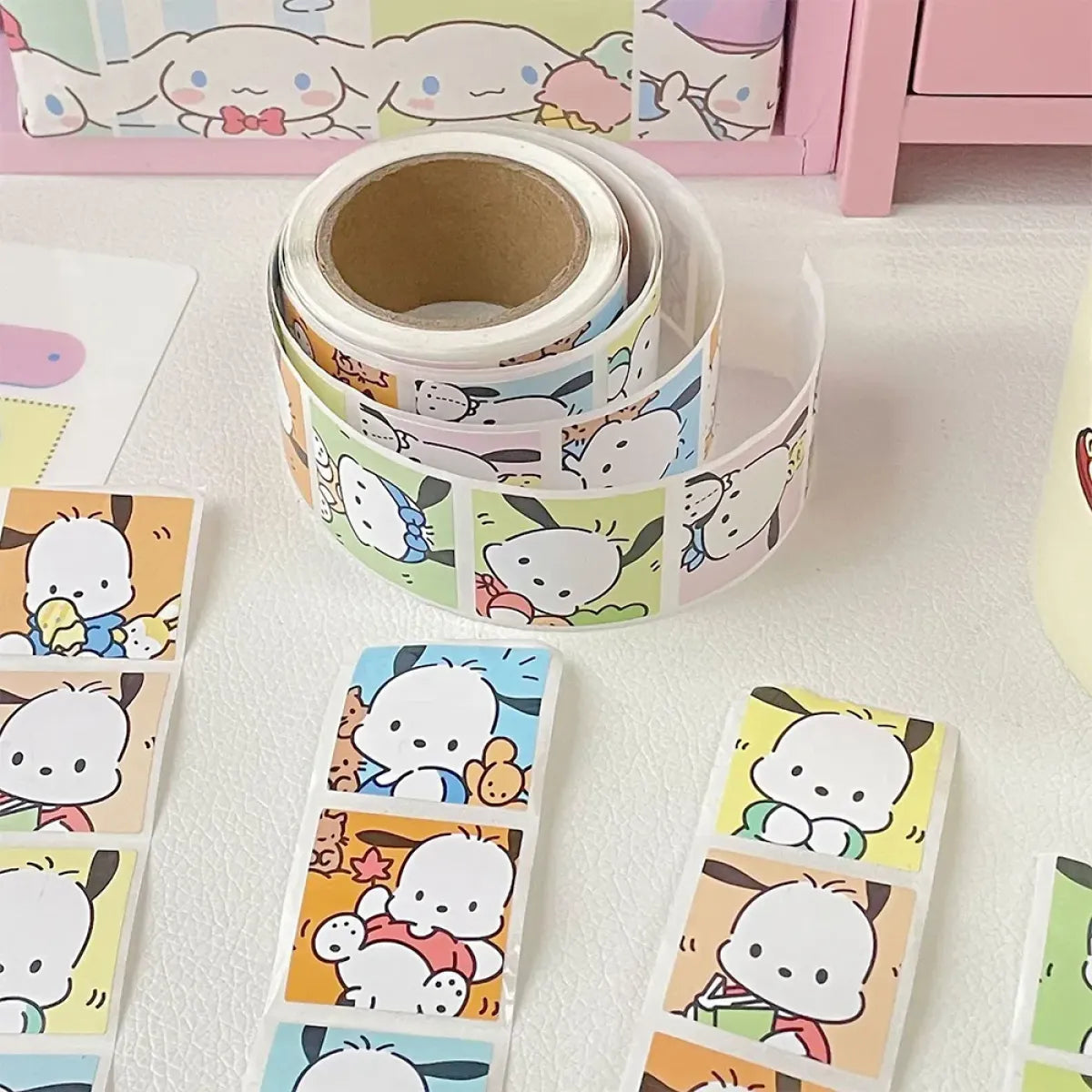 500PCS Cute Kuromi Pochacco My Melody Cartoon Stickers - Anime - 17