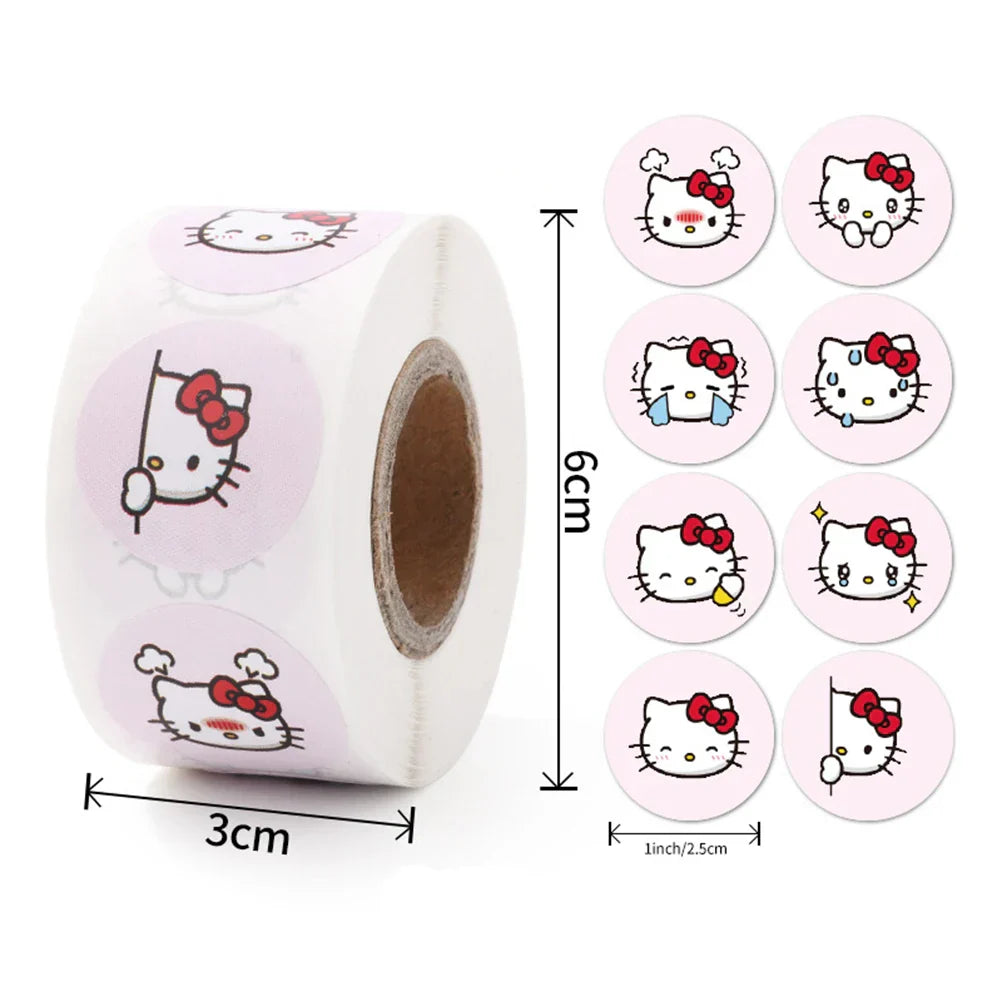 500PCS Cute Kuromi Pochacco My Melody Cartoon Stickers - 500PCS 17 - Anime - Decorative Stickers - 24 - 2024